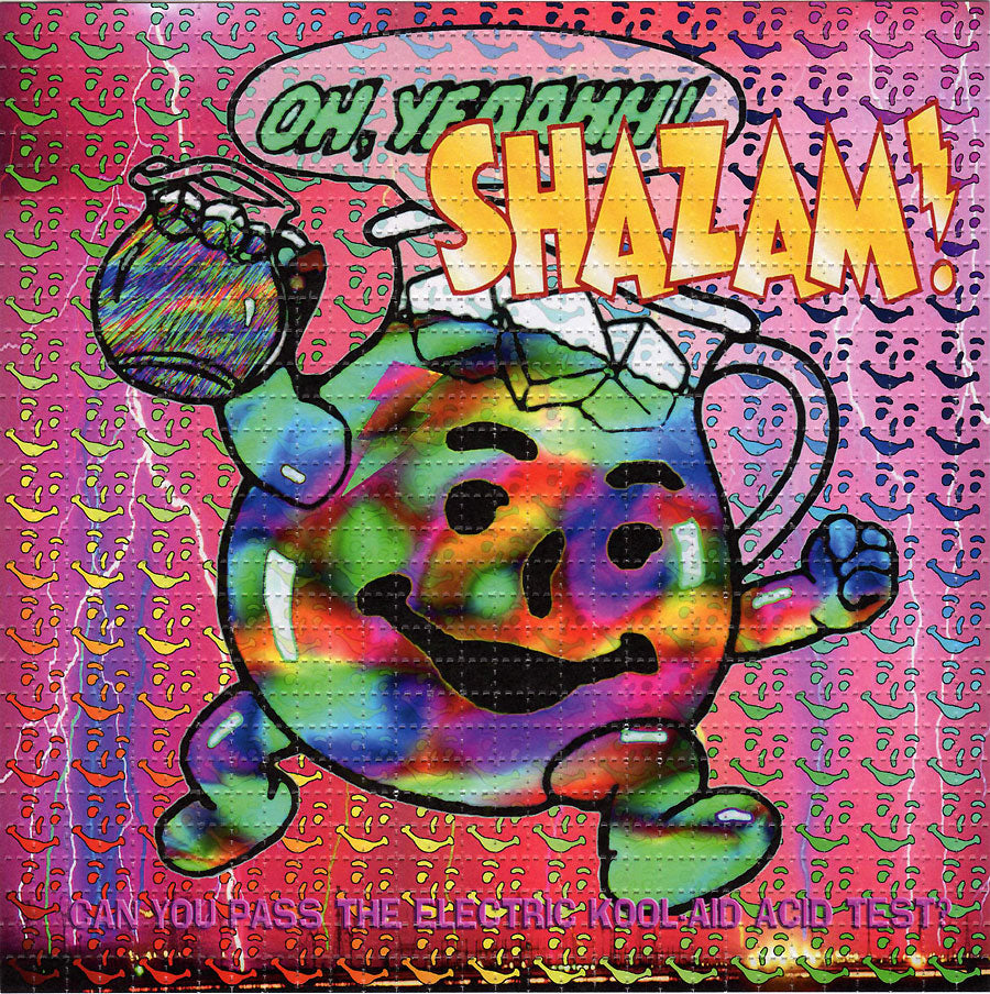 Shazam Electric Kool Ade LSD blotter art print