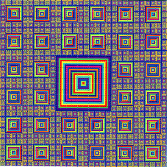 Small Color Squares LSD blotter art print