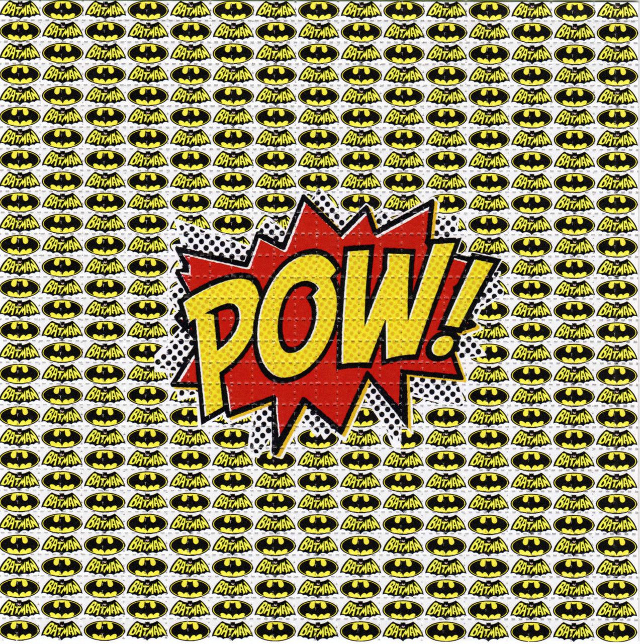 POW Bat Signal LSD blotter art print