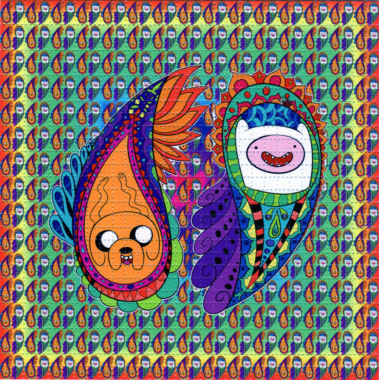 Time for Paisley Adventures LSD blotter art print