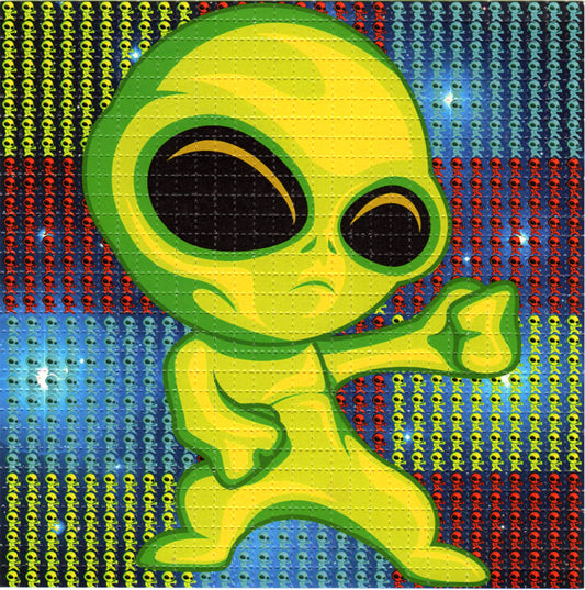 Big Alien LSD blotter art print