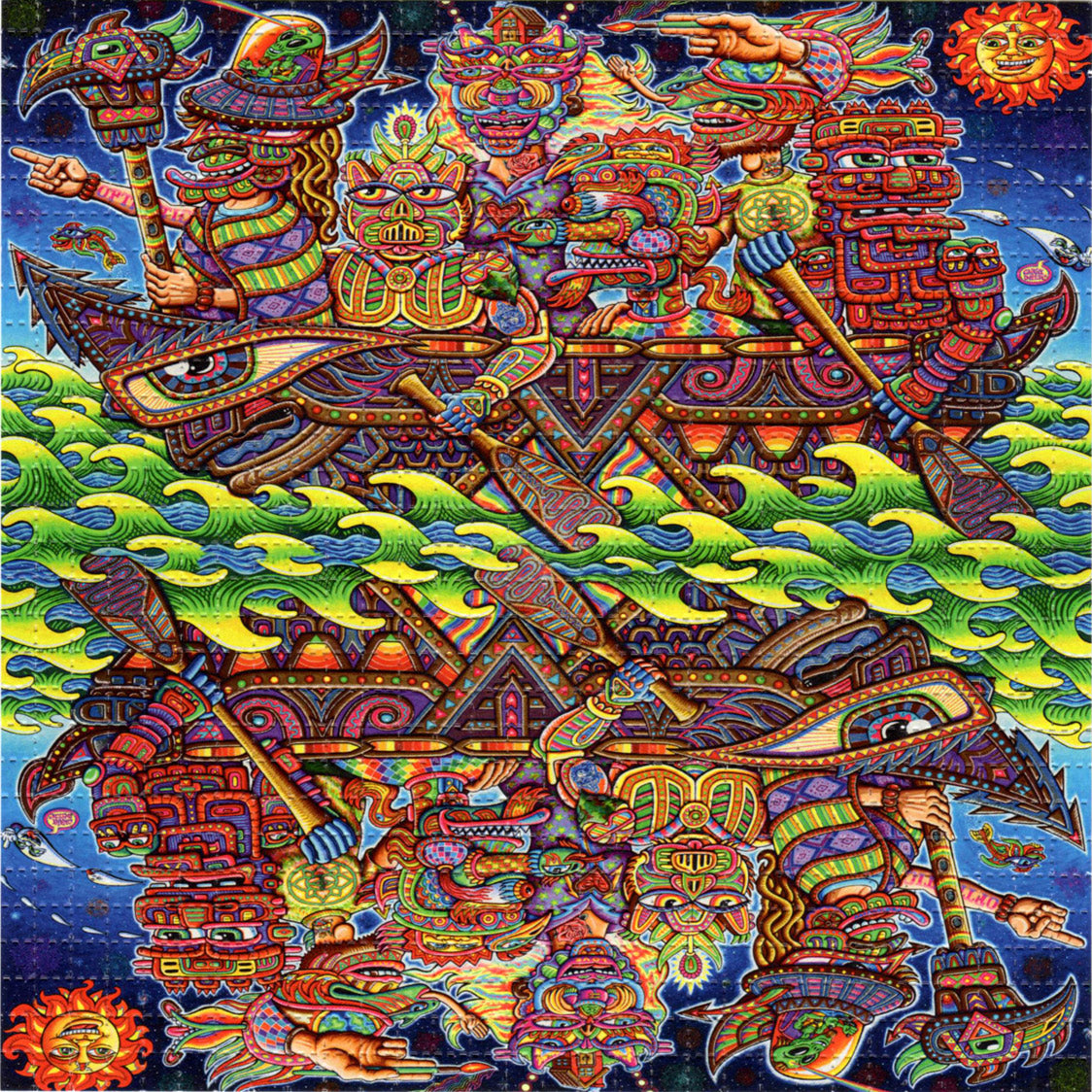 Optymystics Journey by Chris Dyer LSD blotter art print