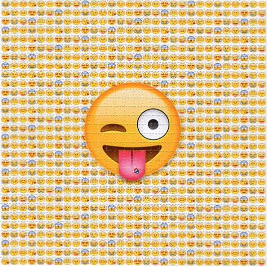 Emojis LSD blotter art print