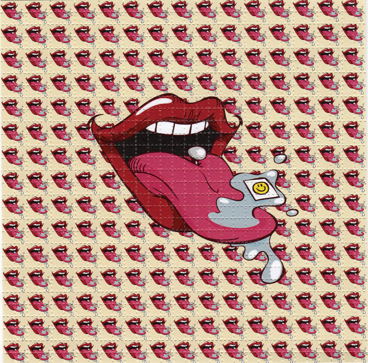 A Tab for Every Tongue LSD blotter art print