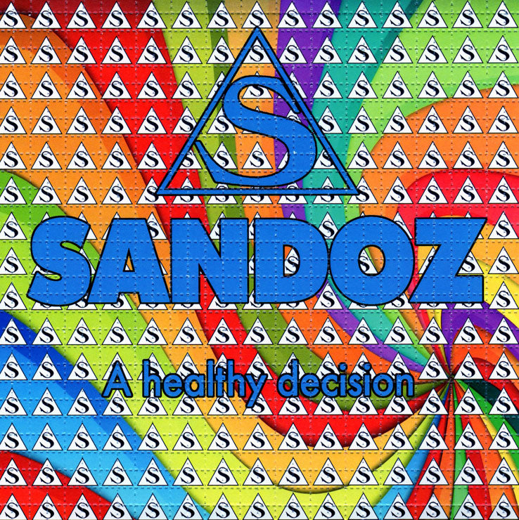 Sandoz A Healthy Decision LSD blotter art print