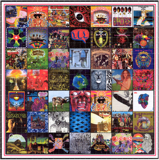 Classic Albums LSD blotter art print