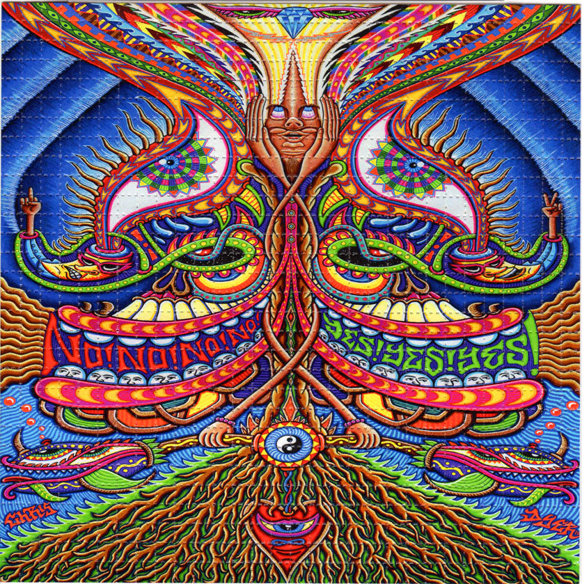 Apotheosis of Dualtree by Chris Dyer LSD blotter art print
