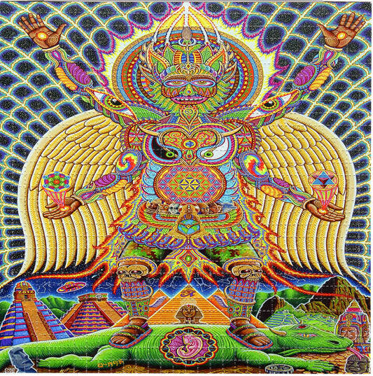 Neo Human by Chris Dyer LSD blotter art print