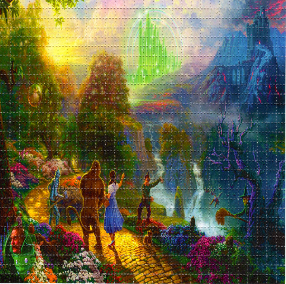 OZ Emerald City LSD blotter art print