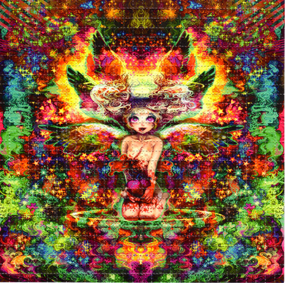 Pixie Dusted LSD blotter art print