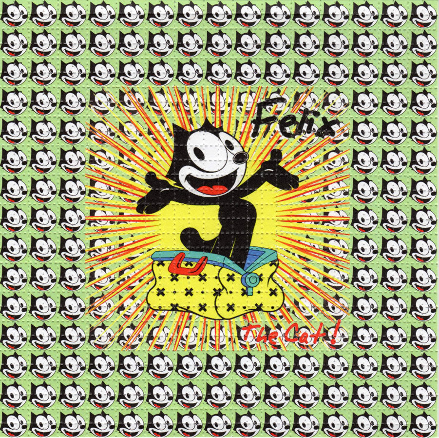 Classic Felix The Cat Tribute LSD blotter art print