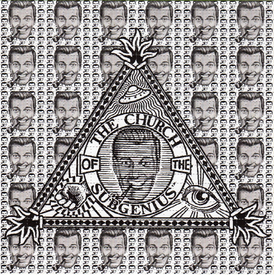 Bob Dobbs Subgenius LSD blotter art print