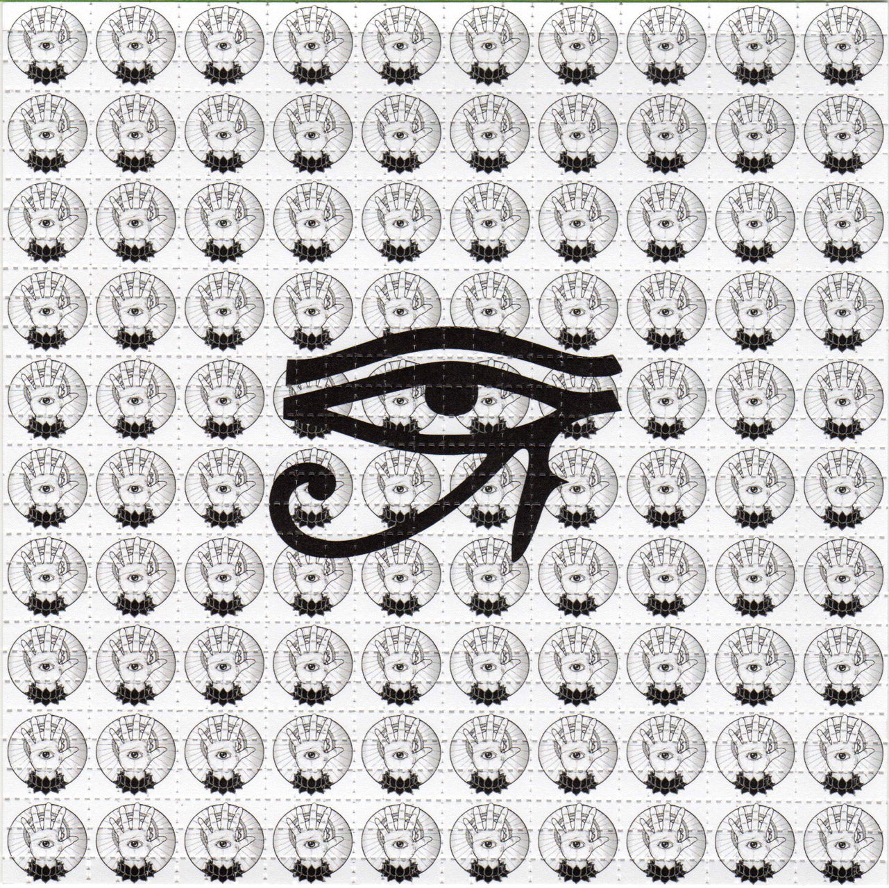 All Seeing Eye of Horus LSD blotter art print