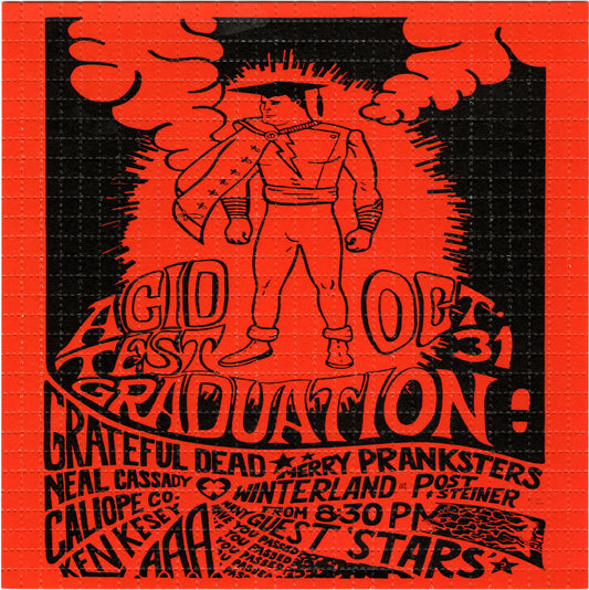Original Acid Test Graduation Poster LSD blotter art print