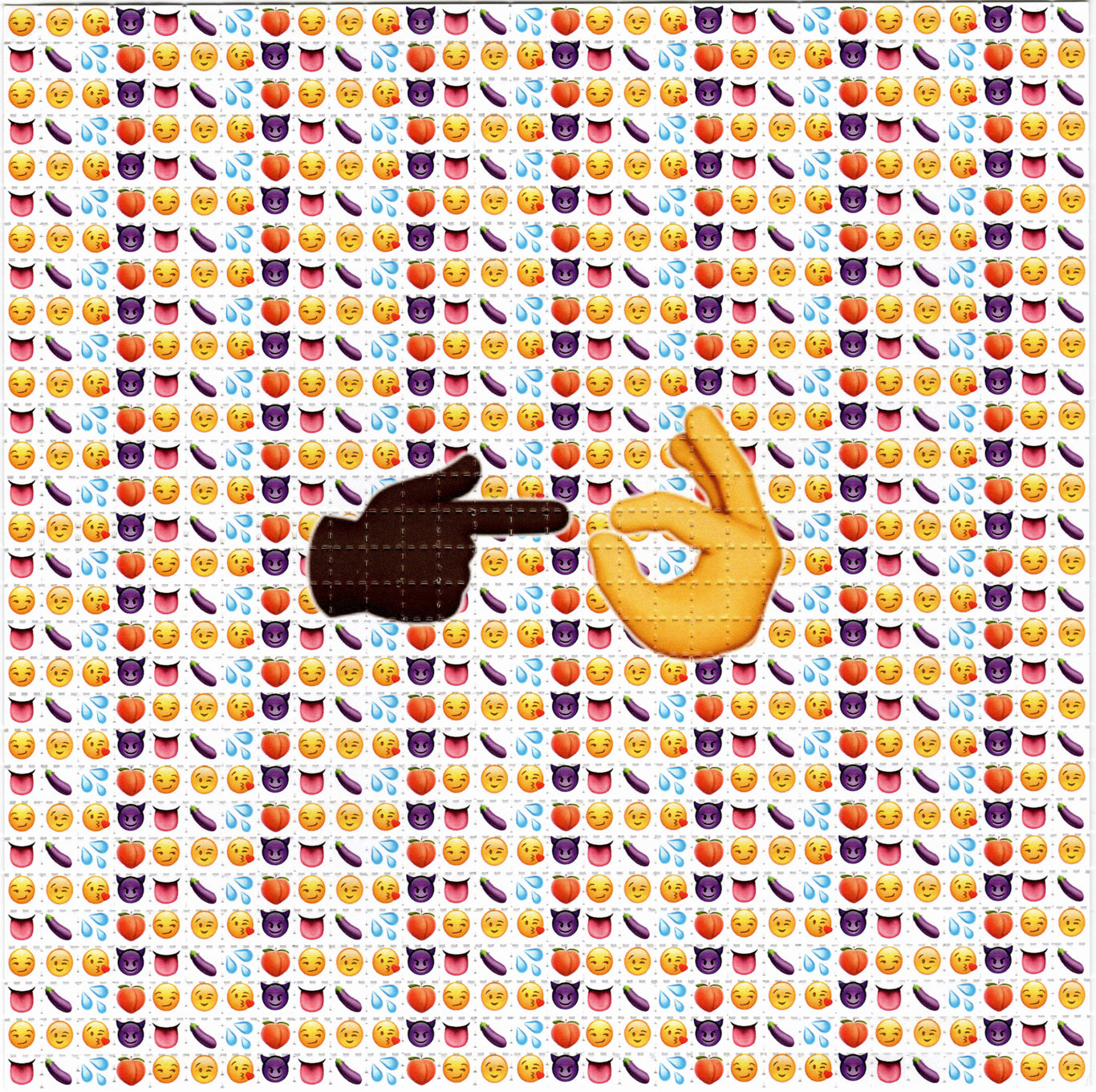 Sex Emojis LSD blotter art print