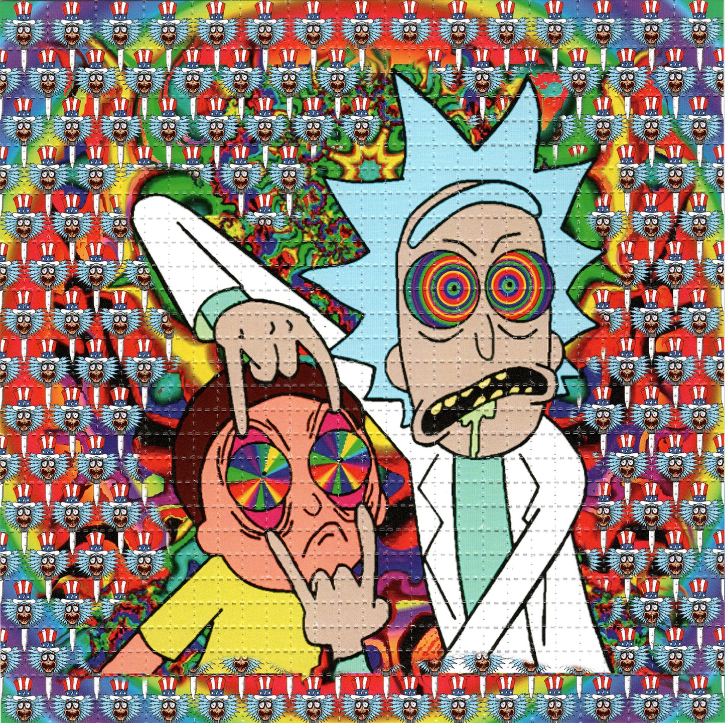 Big R&M LSD blotter art print