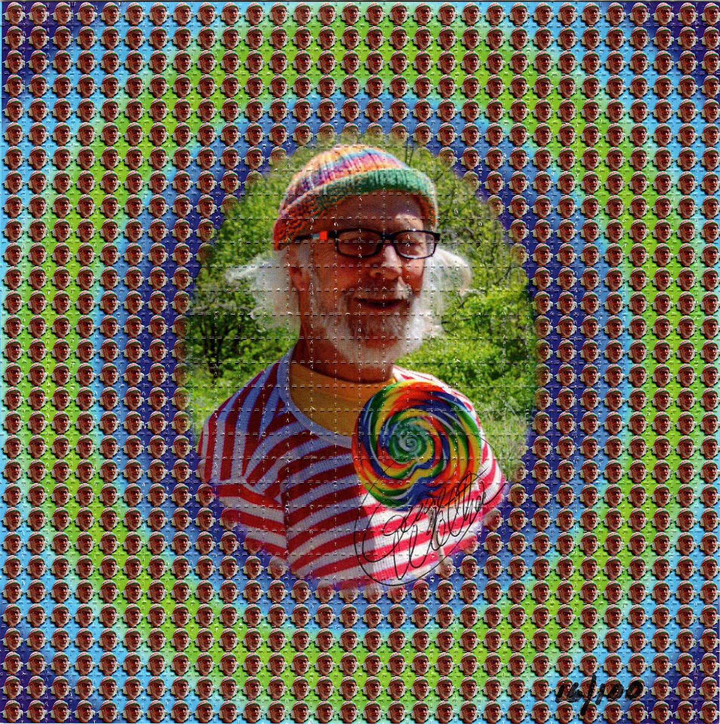 Lolipop by George Walker Signed Limited Edition LSD blotter art print