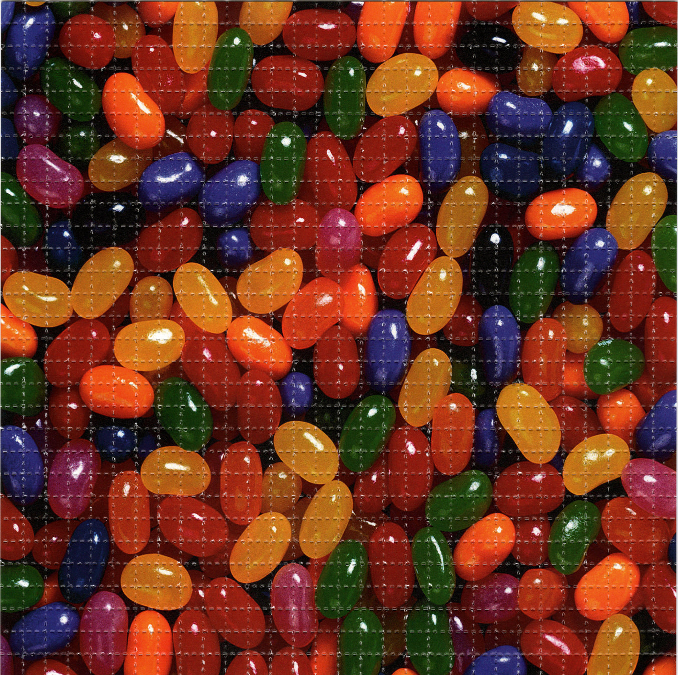 Jelly Beans LSD blotter art print