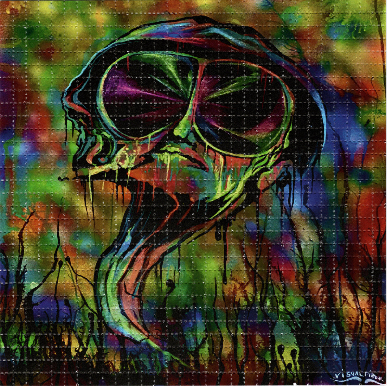 Depp Fear Loathing by Visual Fiber SIGNED Limited Edition LSD blotter art print