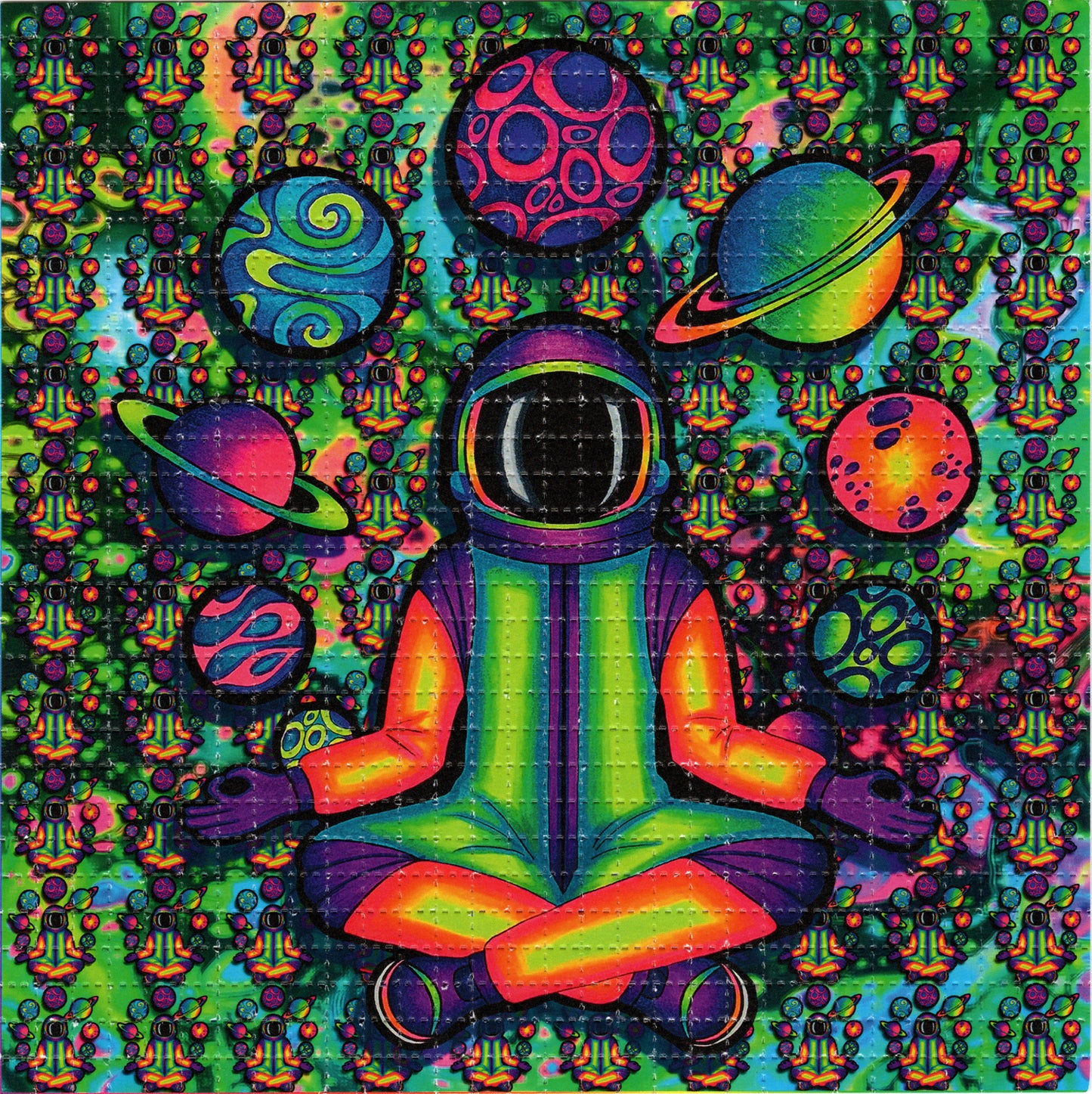 AcidNaut by Brandi Young Brizbazaar SIGNED Limited Edition LSD blotter art print