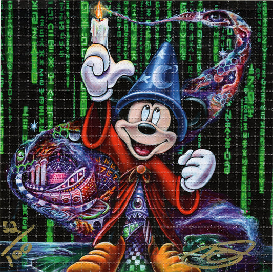 Sorcerer's Apprentice by James Ritchie Signed Limited Edition LSD blotter art print