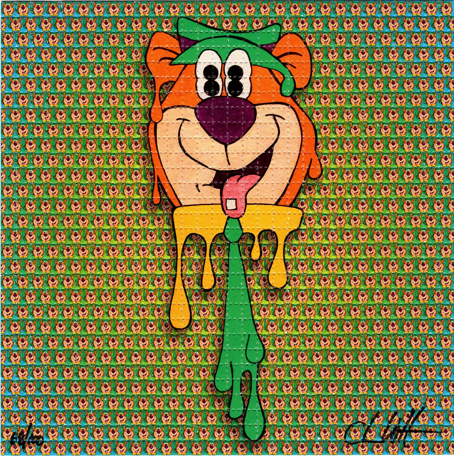 Not Your Average Bear by Christopher Williams Signed Limited Edition LSD blotter art print