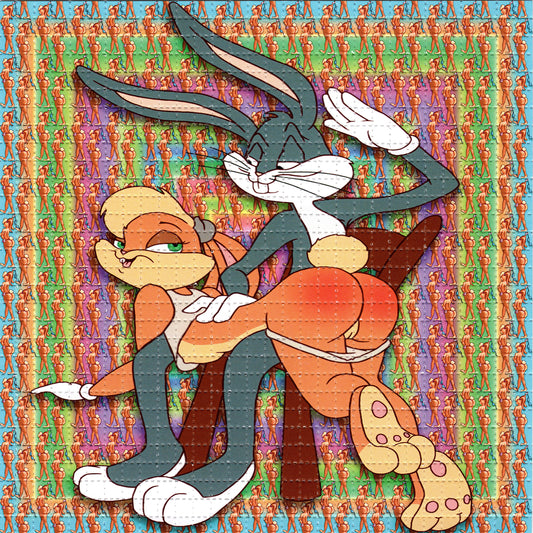 V2 Bugs Spank LSD blotter art print