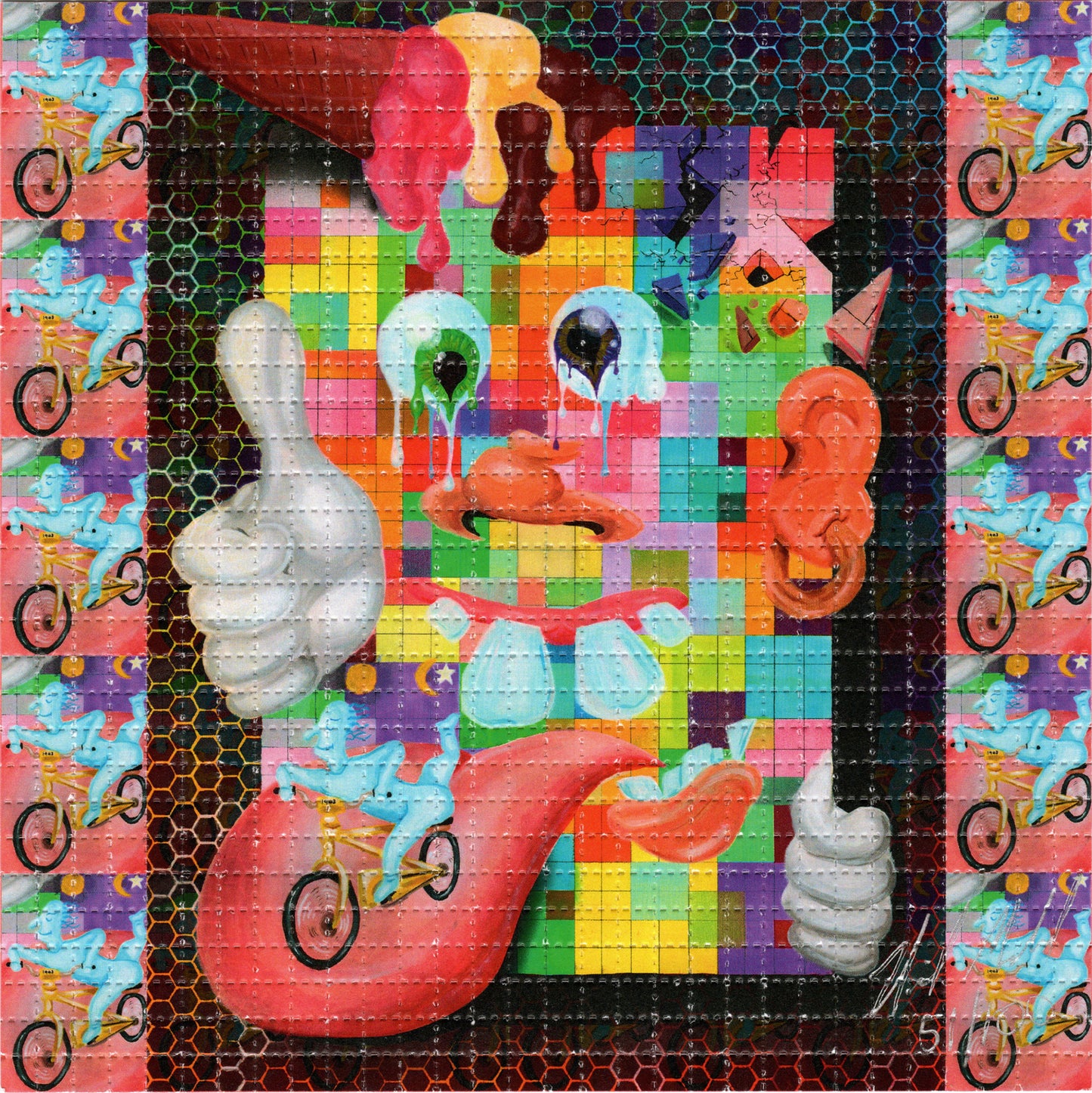 Don't Worry You're Good by Nicholas Melnik SIGNED Limited Edition LSD blotter art print