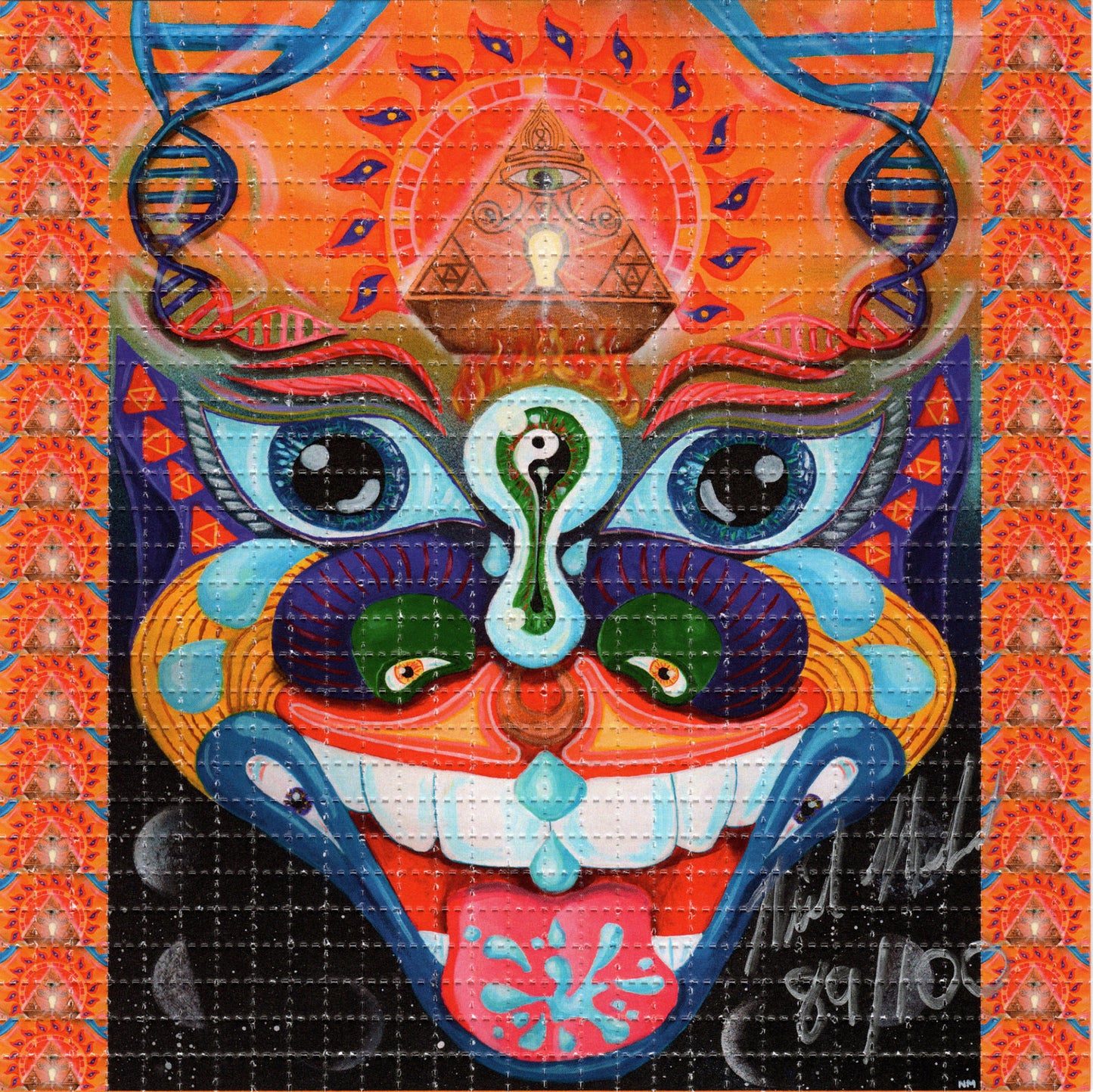 Compliment the Balance by Nicholas Melnik SIGNED Limited Edition LSD blotter art print