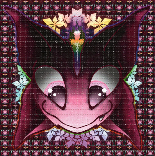 PokeFlower by Daniel King Signed Limited Edition LSD blotter art print