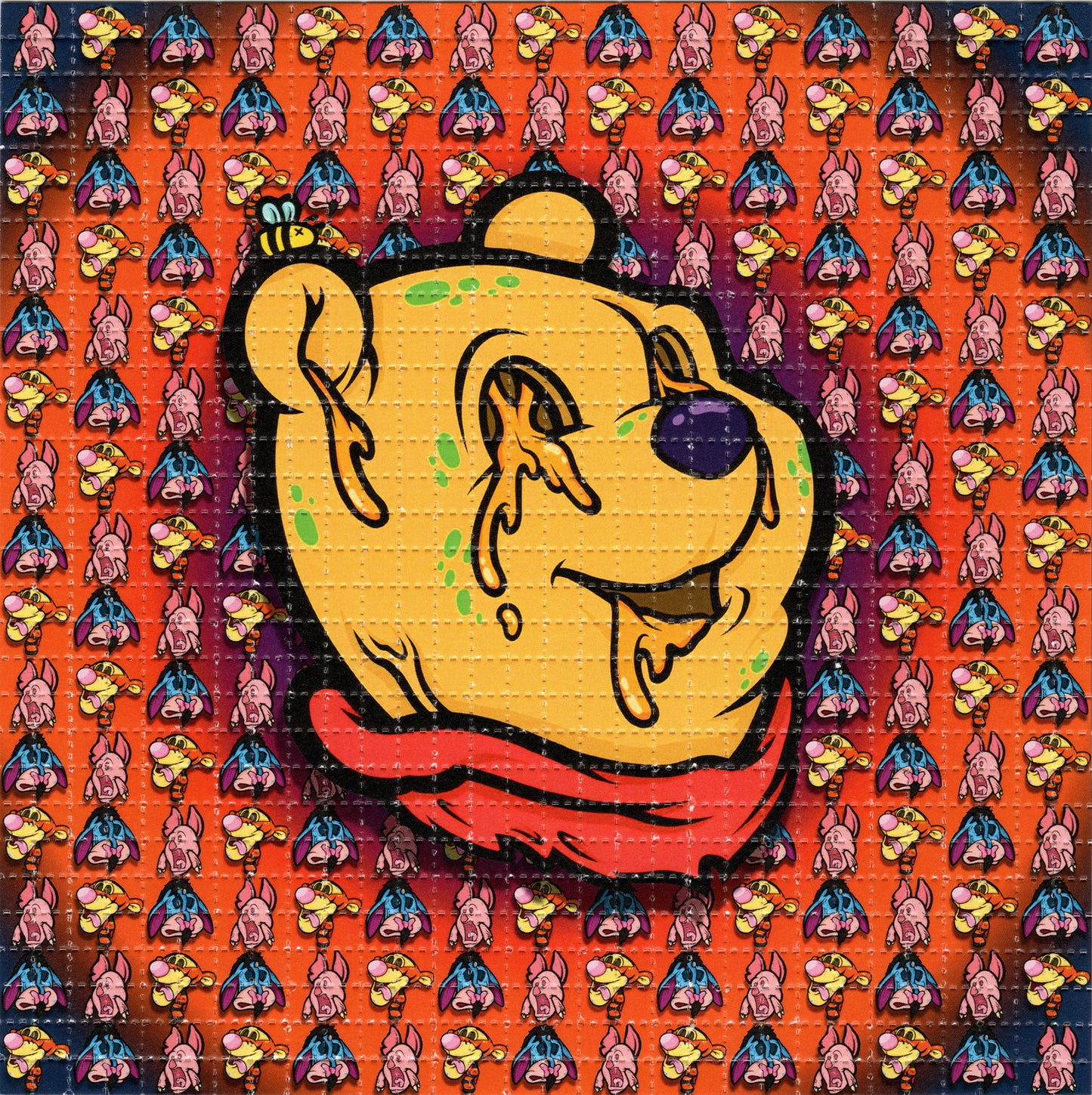 Honey Bear's Crew by Brandon Ready SIGNED Limited Edition LSD blotter art print