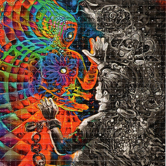 Changed and Unchained LSD blotter art print