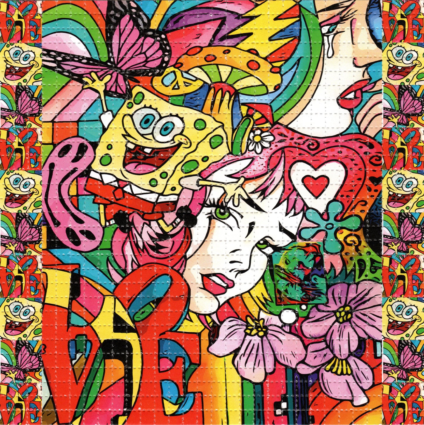Love by Ellie Paisley Brooks Signed Limited Edition LSD blotter art print