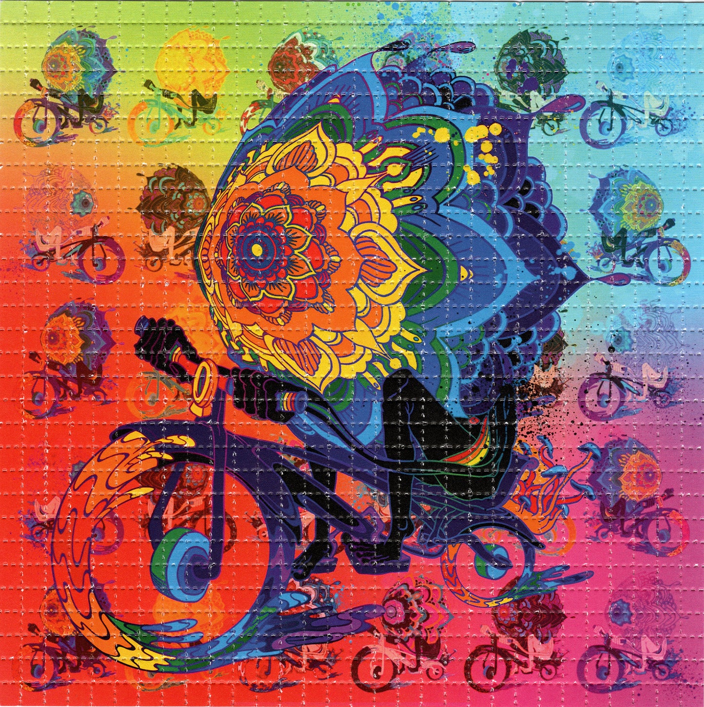 Captain Trips Trip by Lex Newtho Signed Limited Edition LSD blotter art print