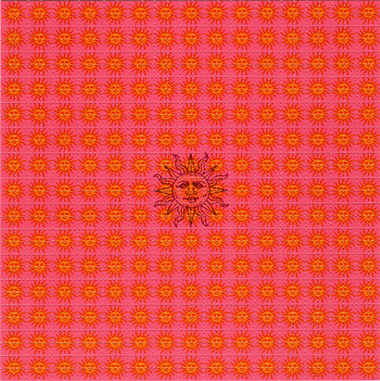 Pink Sunshine LSD blotter art print