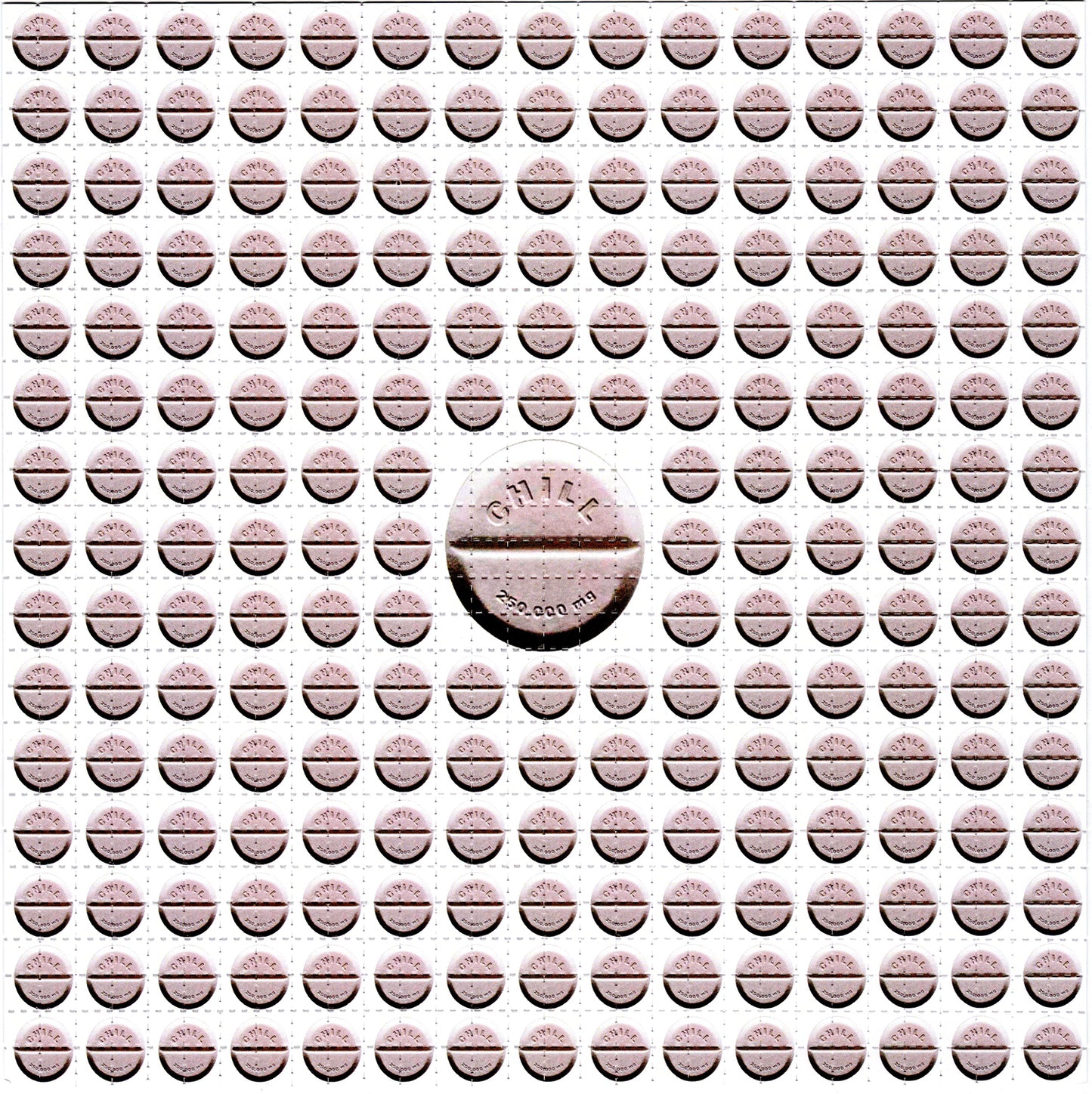 Chill Pill LSD blotter art print