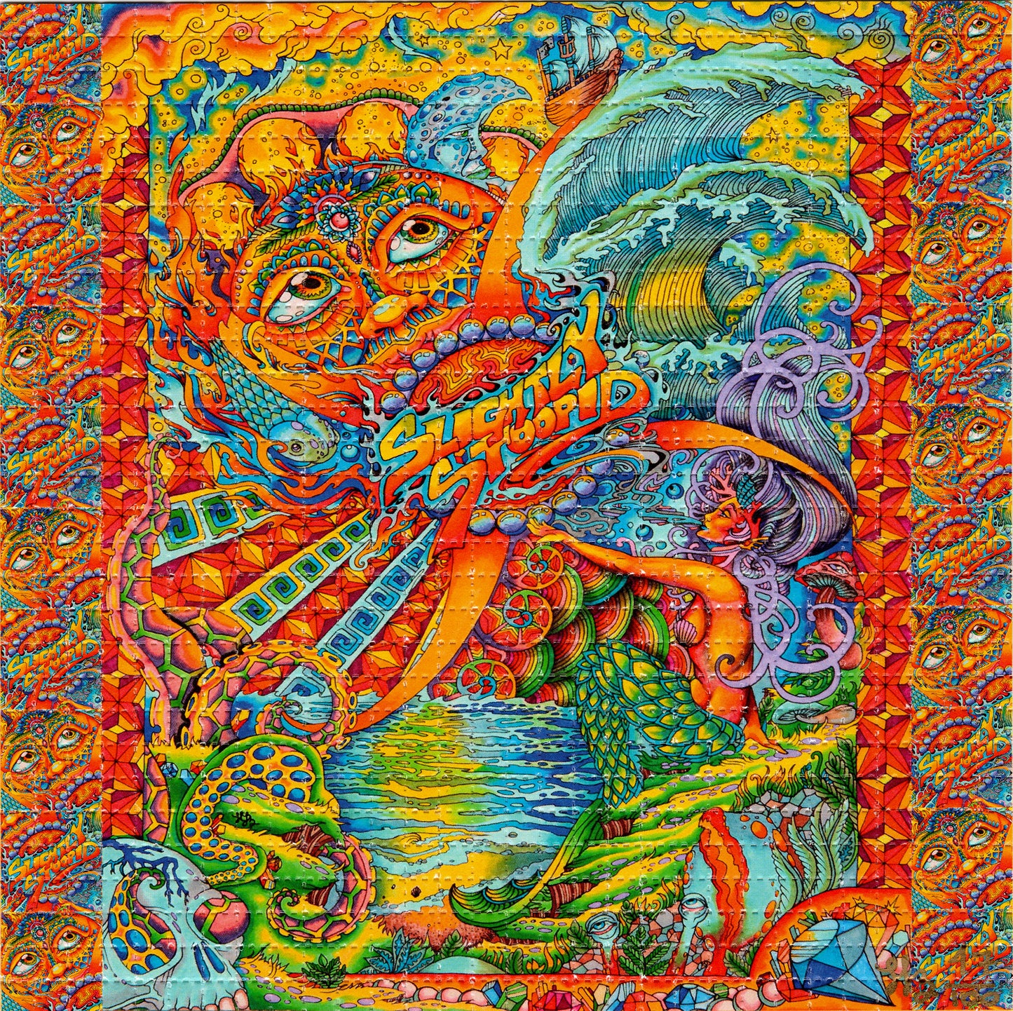 Slightly Stoopid Tribute by Hannah Elisabeth Buchheit Signed Limited Edition LSD blotter art print