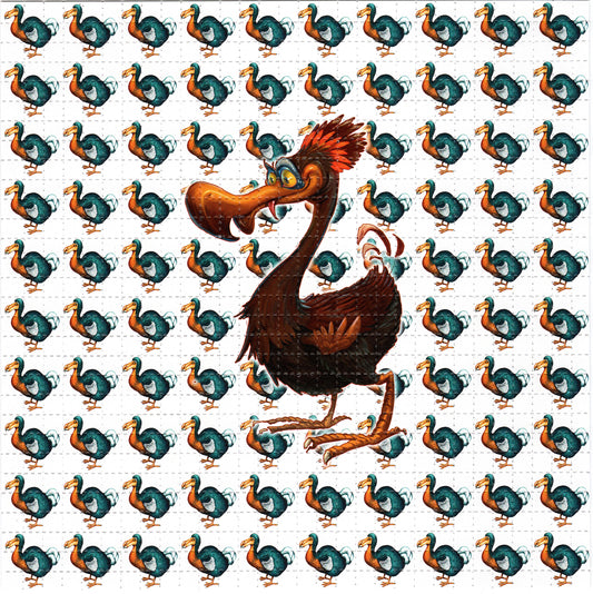 Dodo Birds LSD blotter art print