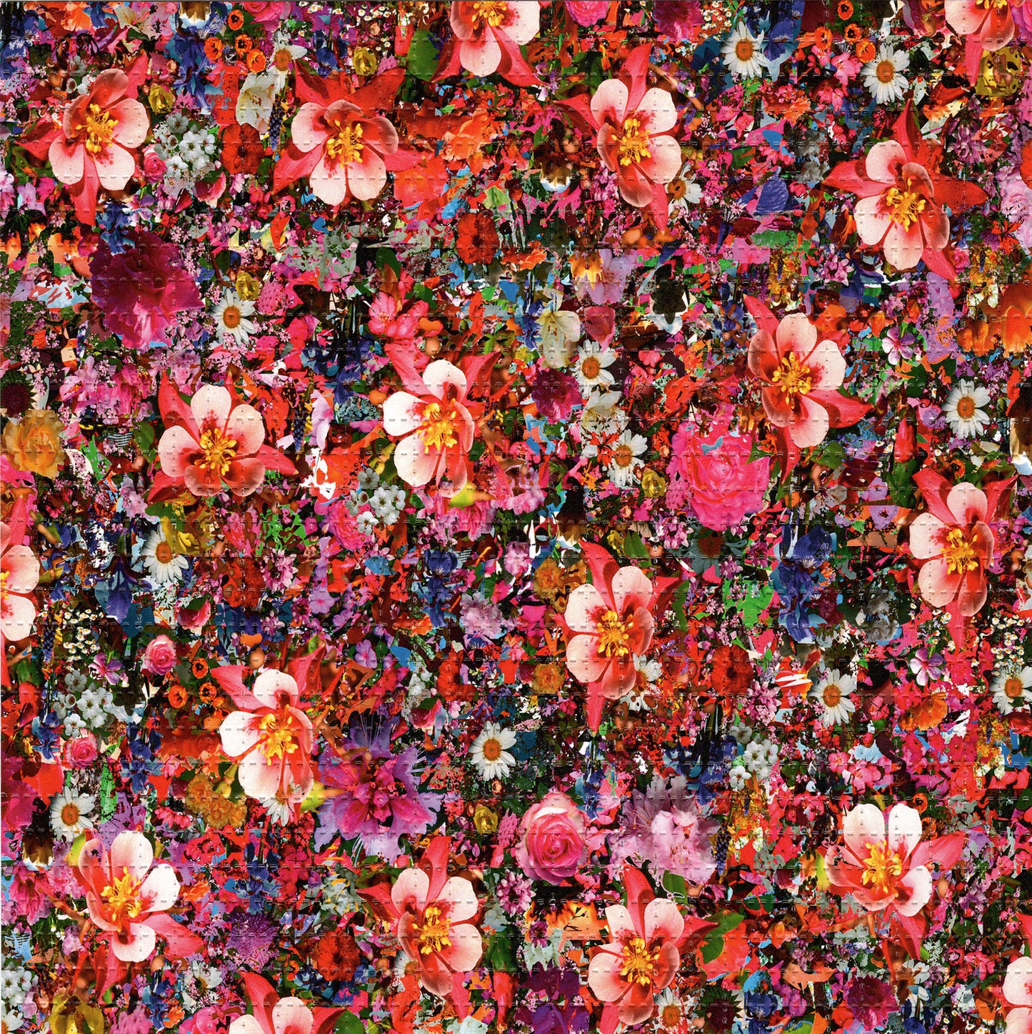 Flower Petals LSD blotter art print