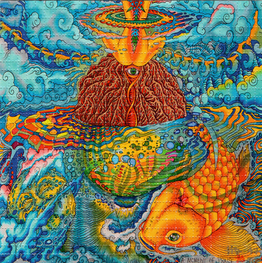 A Moment of Praise B (two part blotter) by Hannah Elisabeth Buchheit Signed Limited Edition LSD blotter art print