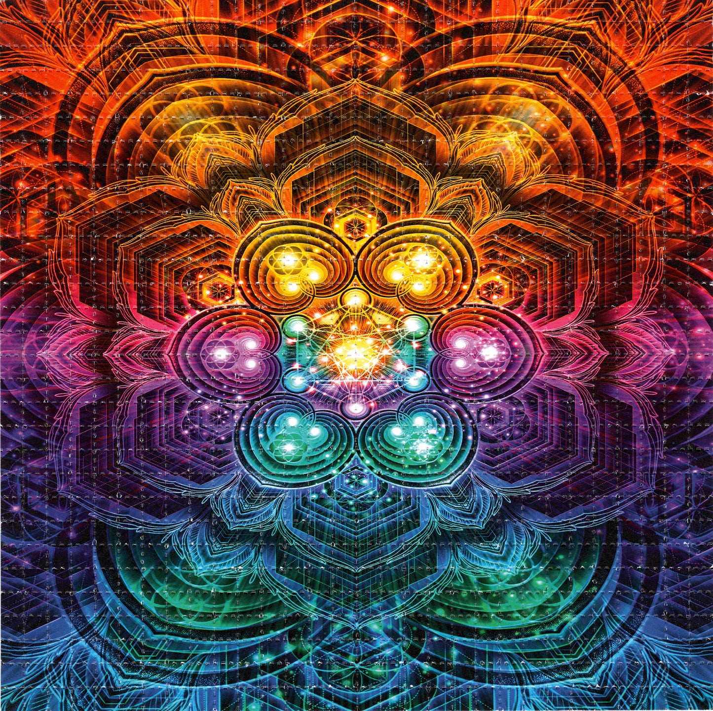 The Endless Dimension by Yantrart SIGNED Limited Edition LSD blotter art print