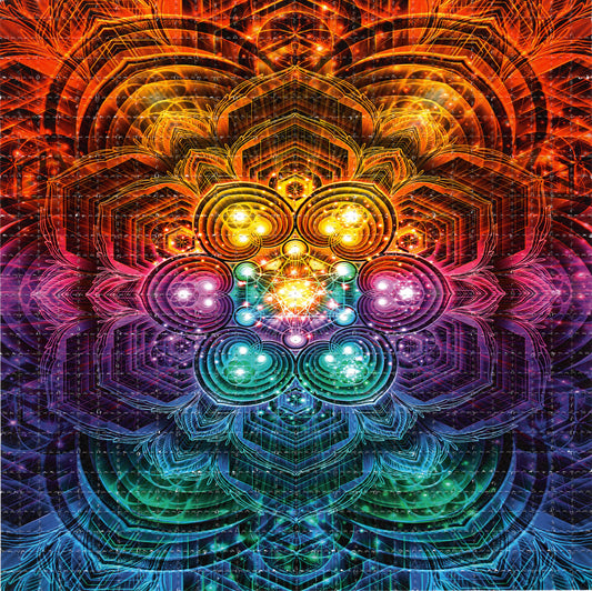 The Endless Dimension by Yantrart SIGNED Limited Edition LSD blotter art print