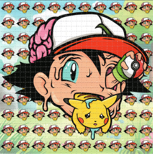 Gotta Catch 'em All by Brandon Ready SIGNED Limited Edition LSD blotter art print