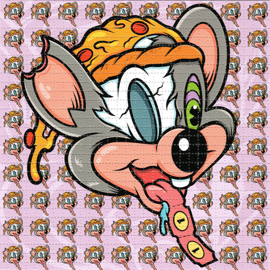 Chuck E  by Brandon Ready SIGNED Limited Edition LSD blotter art print