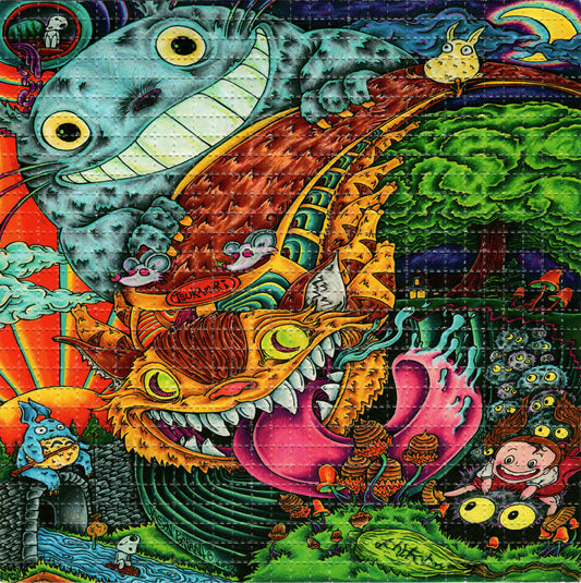 Totorro by Jason Portante Signed Limited Edition LSD blotter art print