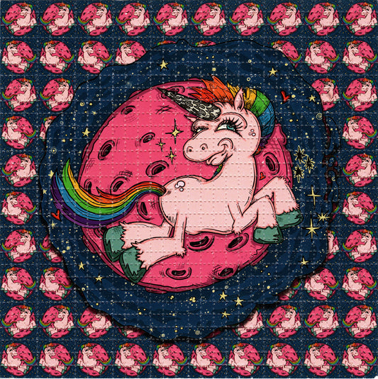 Moonicorn by Vincent Gordon SIGNED Limited Edition LSD blotter art print