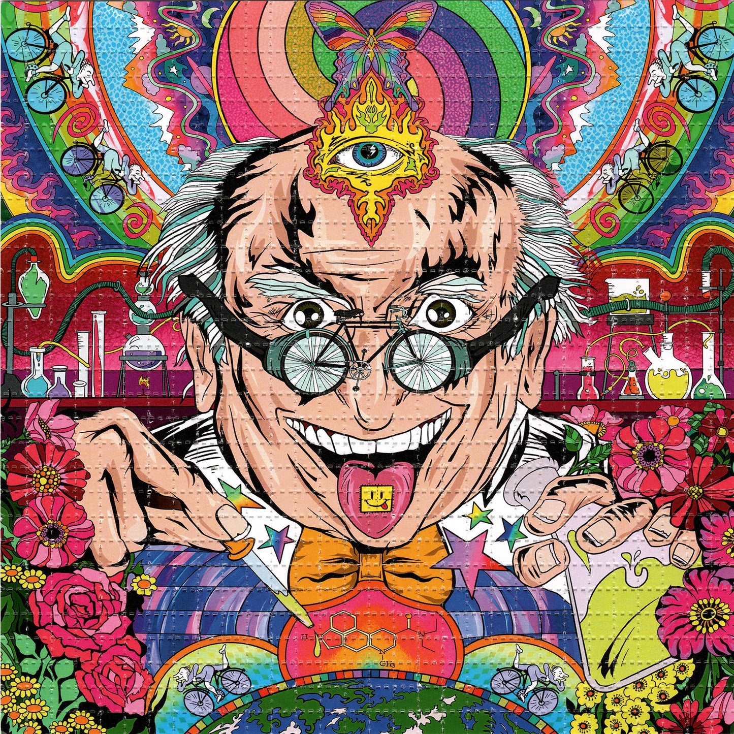 Bike Day by Ellie Paisley Brooks Signed Limited Edition LSD blotter art print