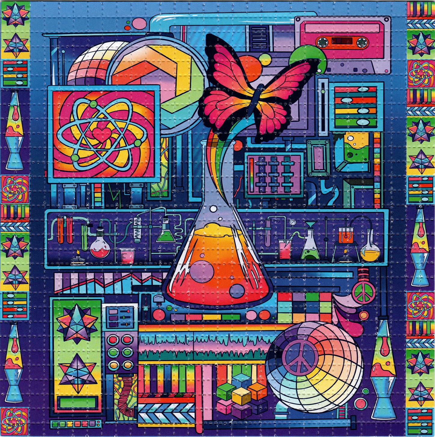 Love Machine by Ellie Paisley Brooks Signed Limited Edition LSD blotter art print