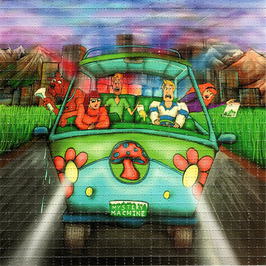 Scooby's Psychedelic Machine by Visual Fiber Limited Edition LSD blotter art print