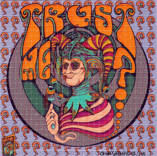 Never Trust a Prankster by Jason Portante Signed Limited Edition LSD blotter art print